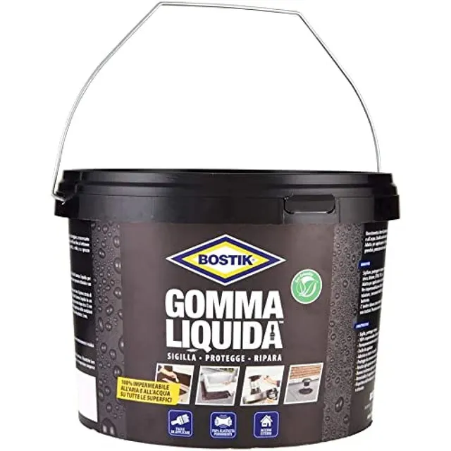 bostik-gomma-liquida-sigillante-impermeabile-elastico-5-litri image 1