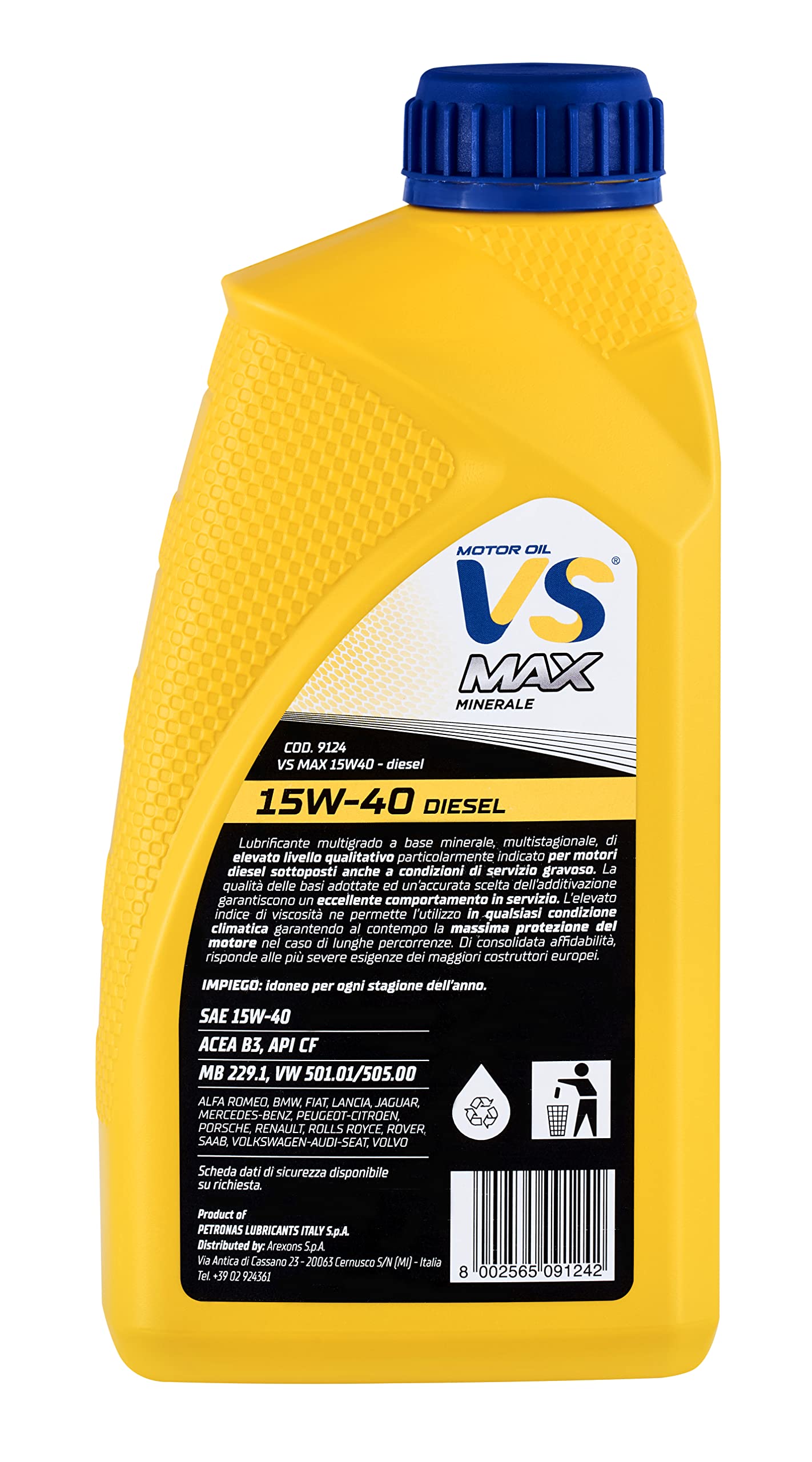 arexons-vs-max-minerale-15w-40-olio-motore-diesel-1l image 3