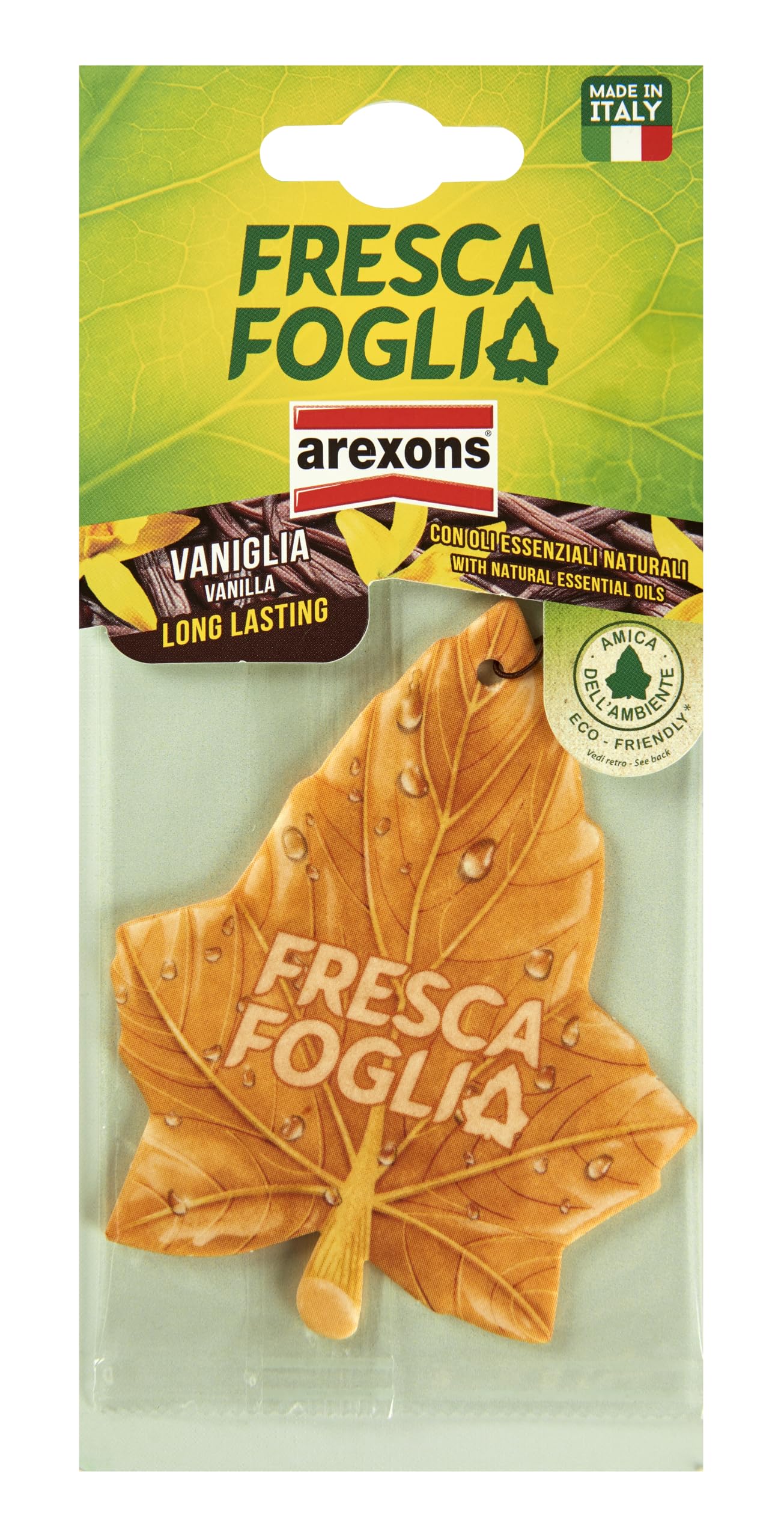 arexons-1631-fresca-foglia-classic-vaniglia-profumatore-auto image 1