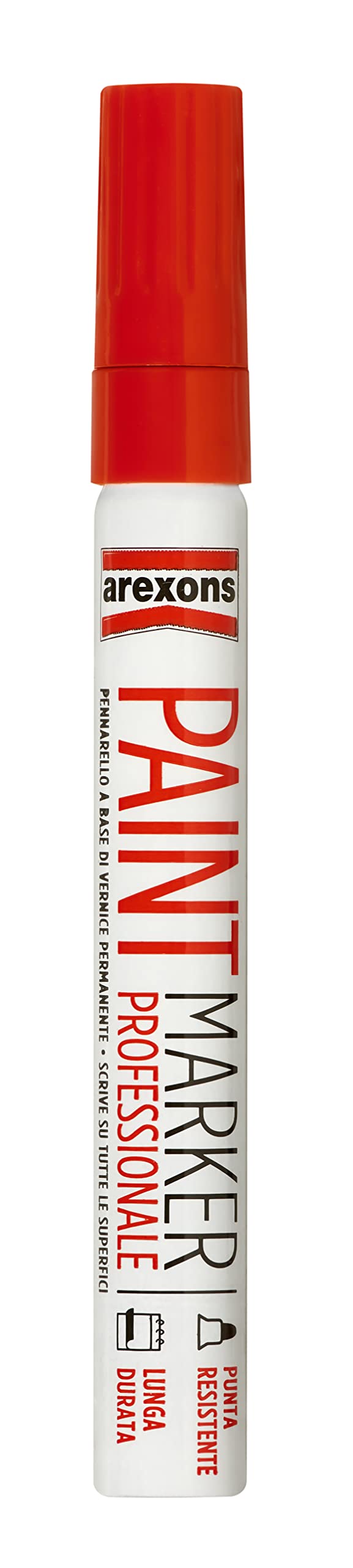 arexons-2878-paint-marker-rosso-pennarello-permanente-multi-superficie image 1
