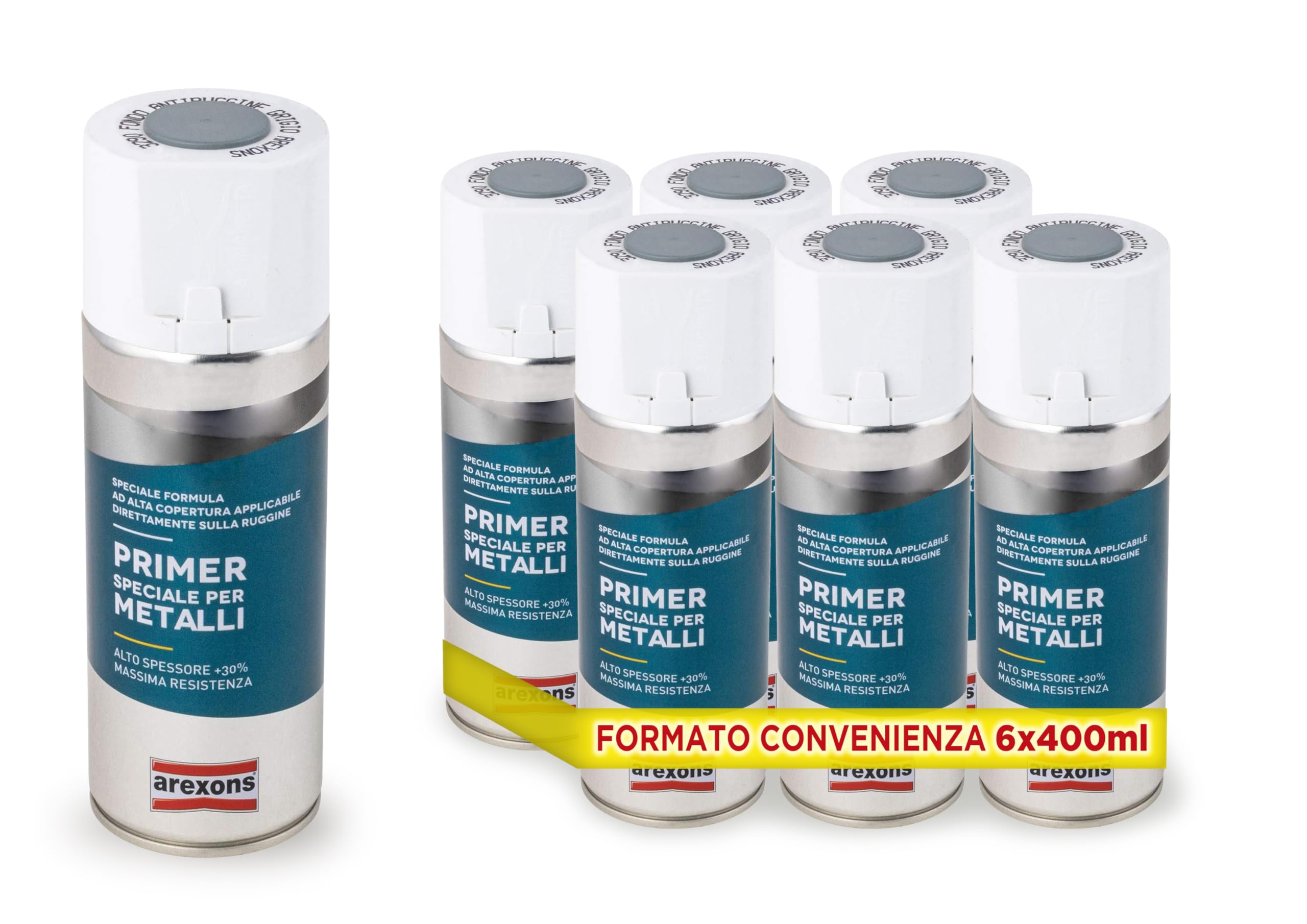 arexons-primer-spray-metalli-6-x-400ml-antiruggine image 1
