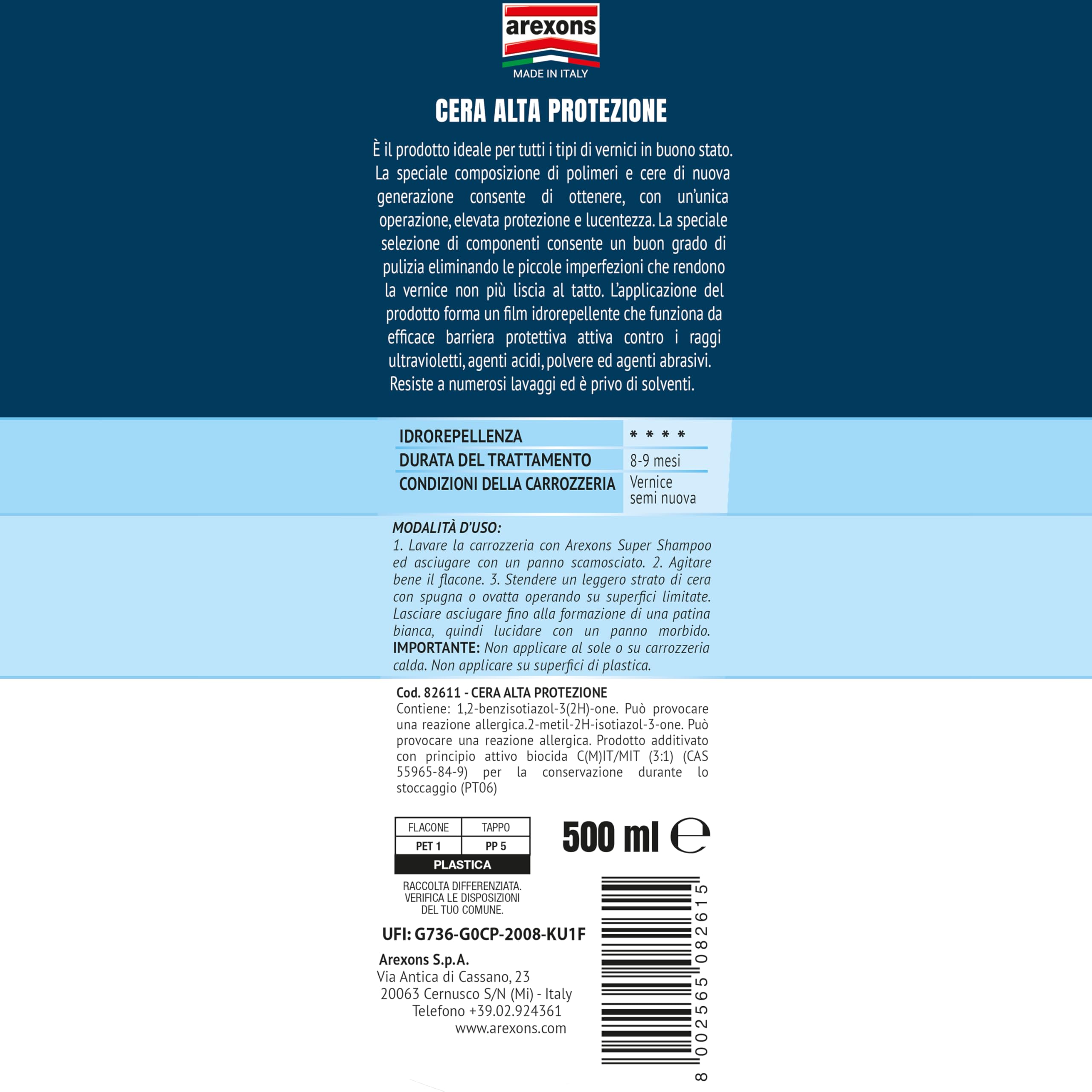 arexons-cera-auto-alta-protezione-500ml image 4