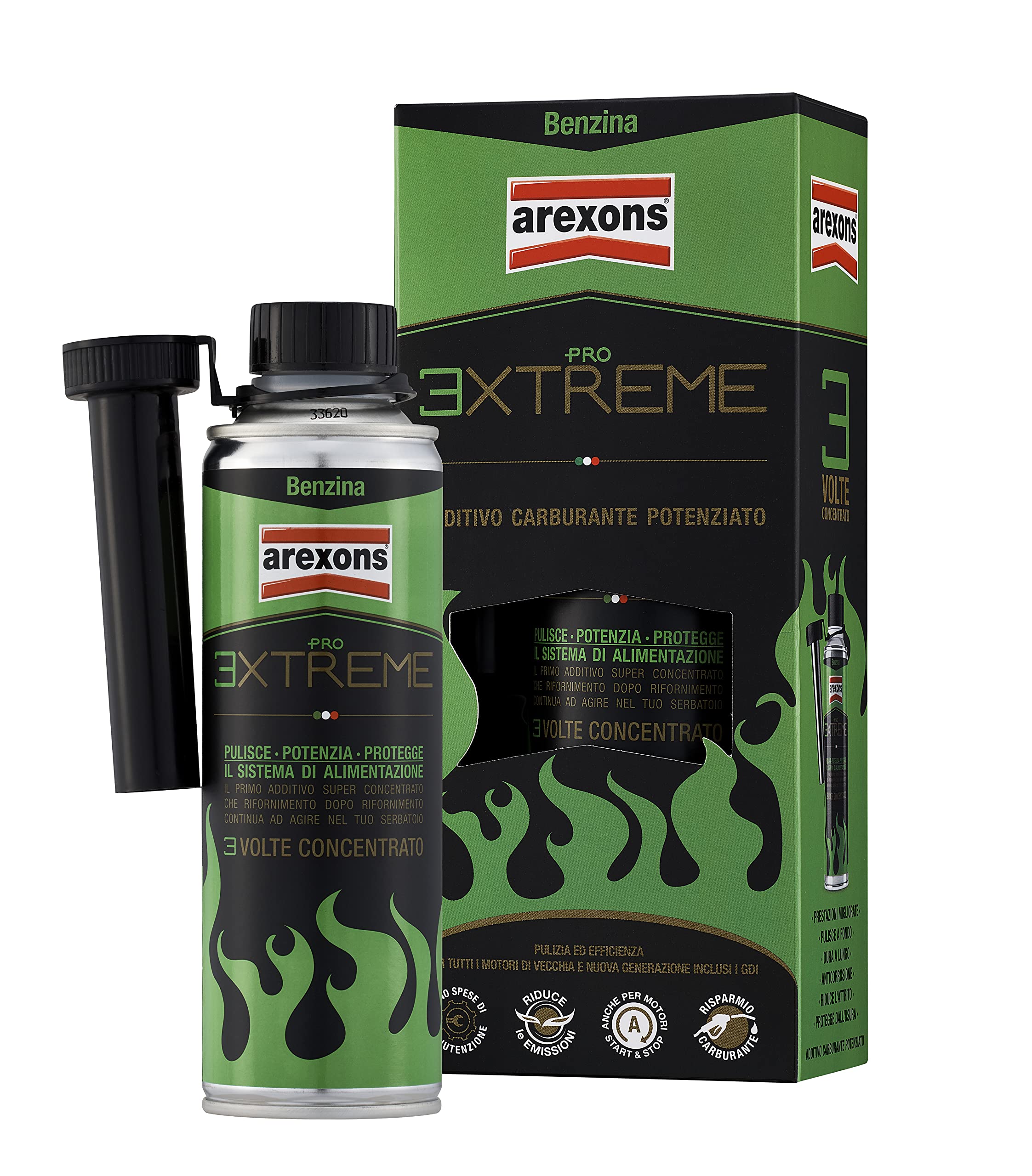 arexons-pro-extreme-additivo-benzina-325-ml-super-concentrato image 1