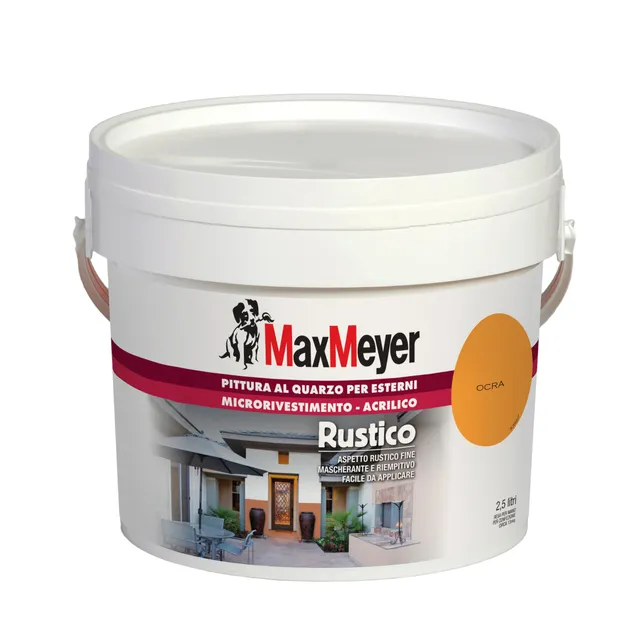 maxmeyer-quarzo-rustico-ocra-2-5-l-pittura-per-esterni image 1