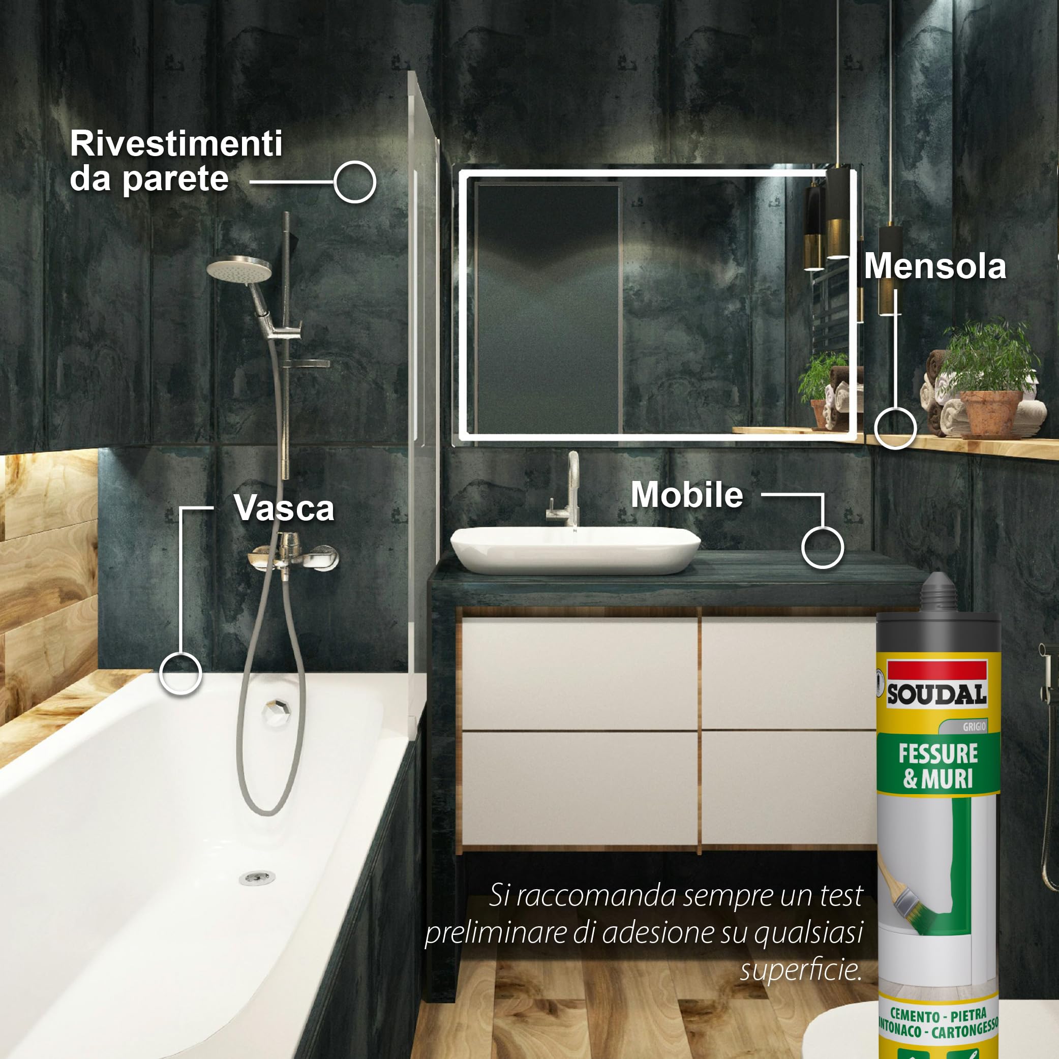 soudal-acryrub-acrilico-fessure-300ml-grigio-verniciabile image 5