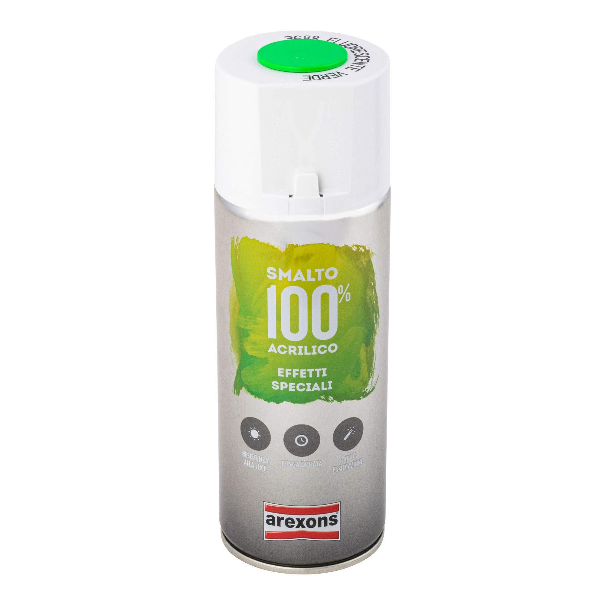 arexons-smalto-100-acrilico-fluorescente-verde-400-ml-spray image 1
