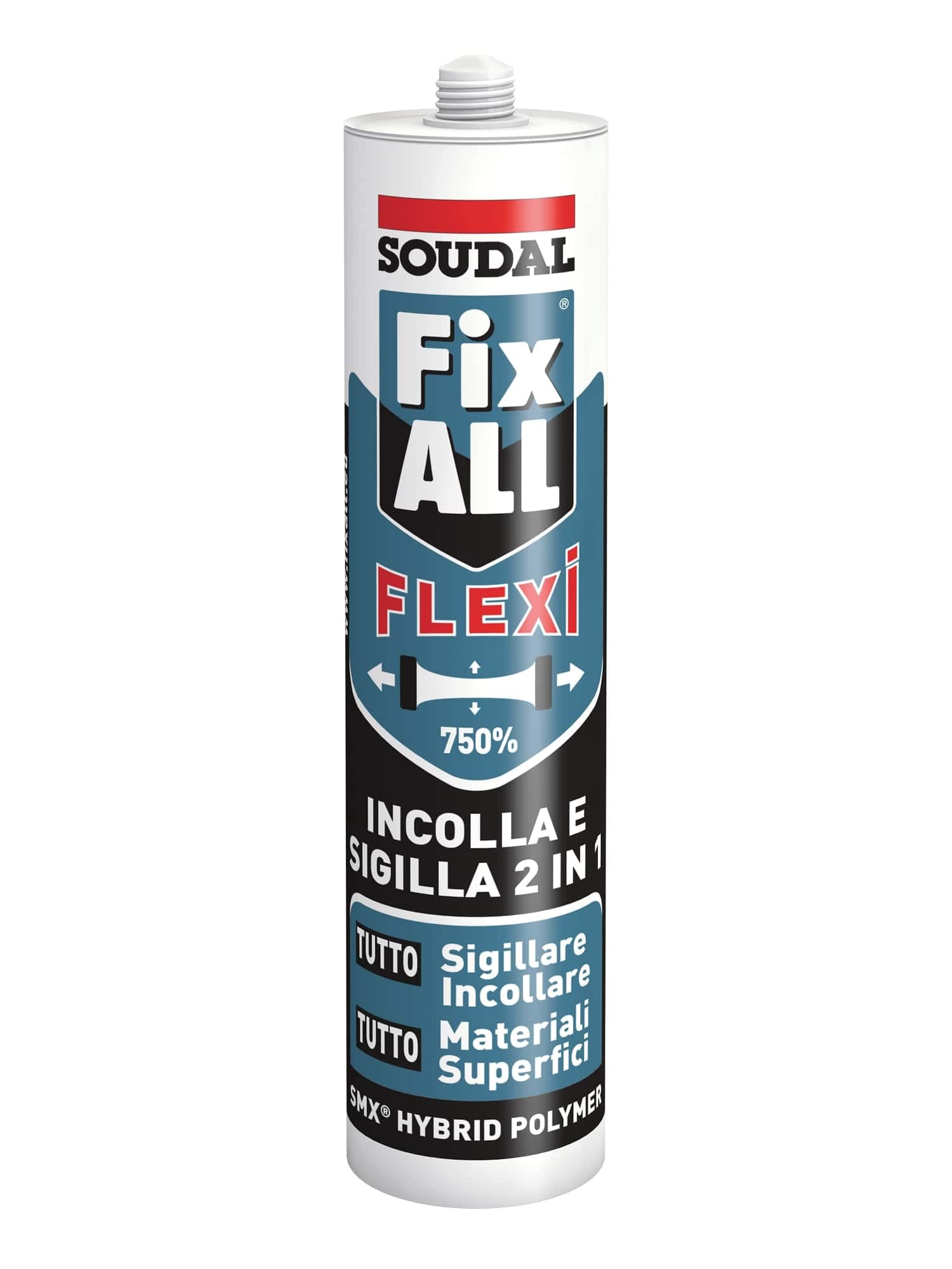 soudal-fix-all-flexi-adesivo-sigillante-ibrido-verniciabile-per-interni-ed-ester image 1