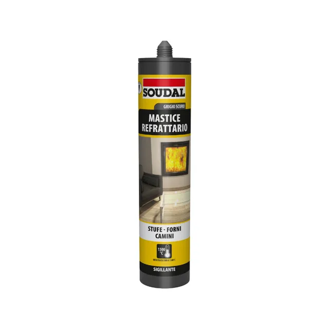soudal-mastice-refrattario-1500-c-290-ml-grigio-scuro image 1