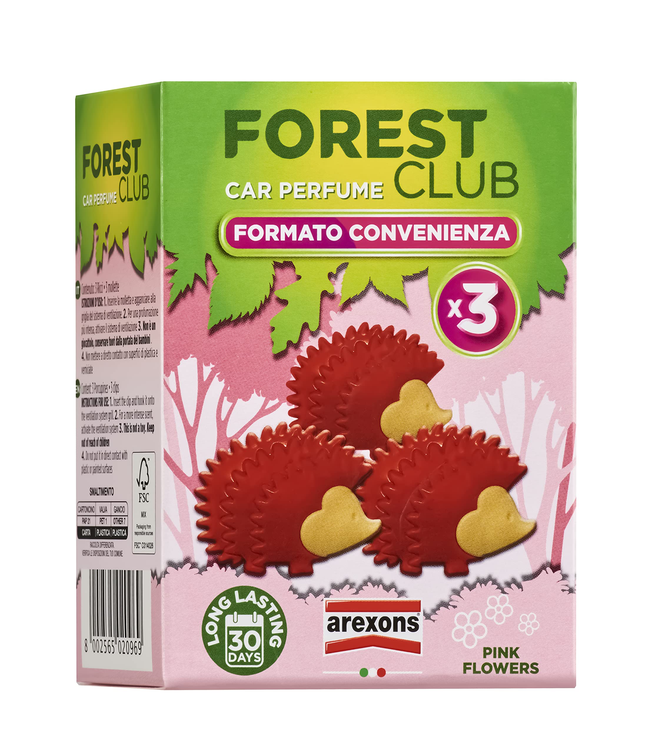 arexons-forest-club-friends-riccio-tripack-pink-flowers image 1