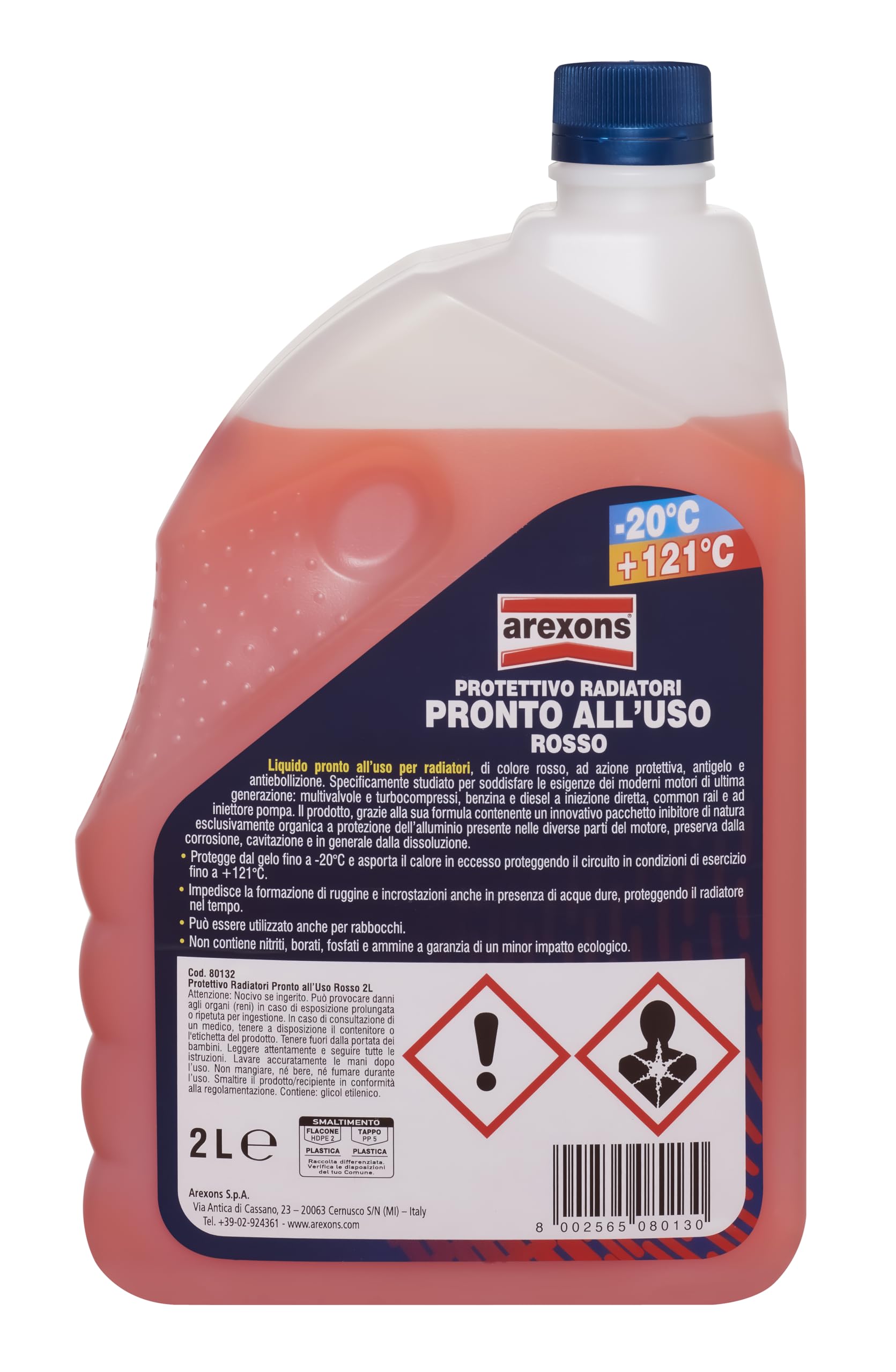 arexons-protettivo-radiatori-rosso-20-2l-antigelo-e-antiebollizione image 2