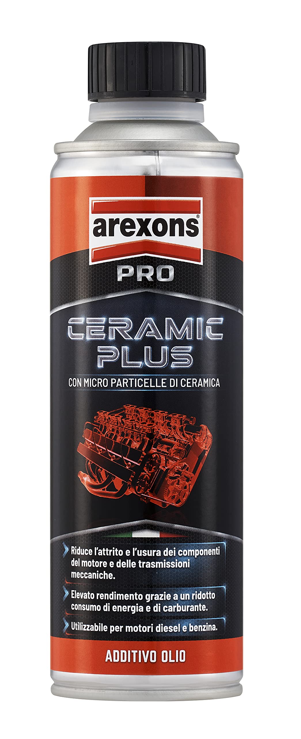 arexons-9887-ceramic-plus-additivo-olio-300-ml-diesel-e-benzina image 2