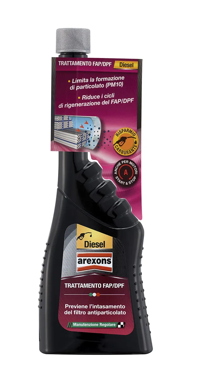arexons-trattamento-filtro-fap-dpf-additivo-diesel-250-ml image 1