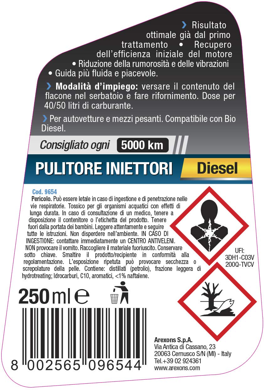 arexons-pulitore-iniettori-diesel-250-ml-paglierino image 3