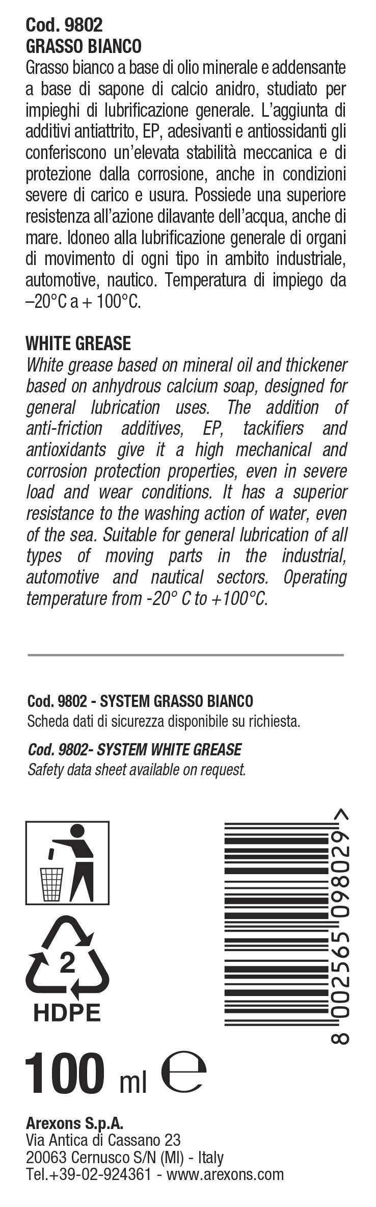 arexons-system-grasso-bianco-lubrificante-100-ml image 3