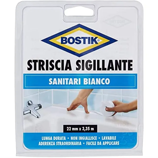 bostik-striscia-sigillante-autoadesiva-bianca-22mm-x-3-35m image 1