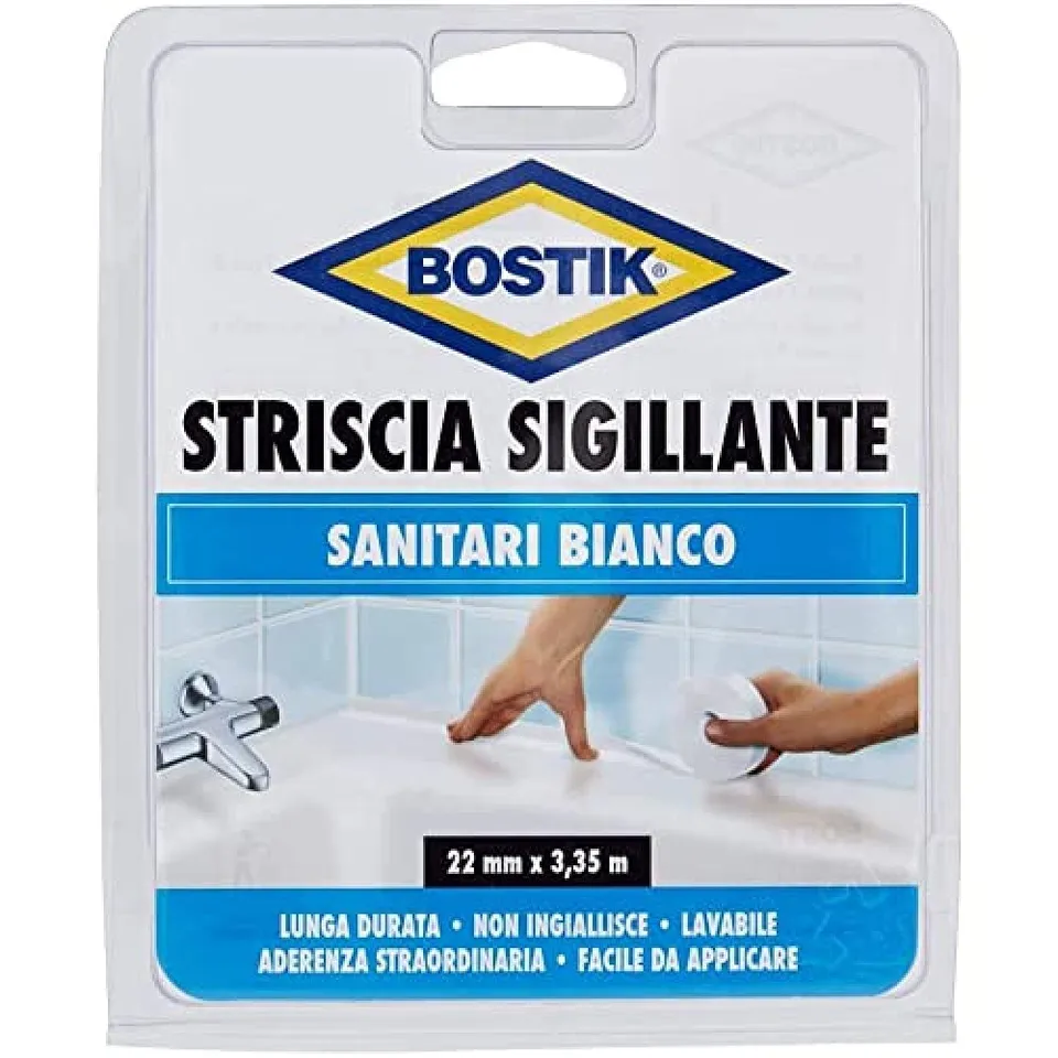 bostik-striscia-sigillante-autoadesiva-bianca-22mm-x-3-35m image 1