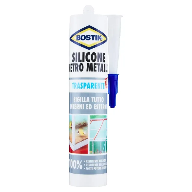 bostik-silicone-vetro-metallo-trasparente-280-ml image 1