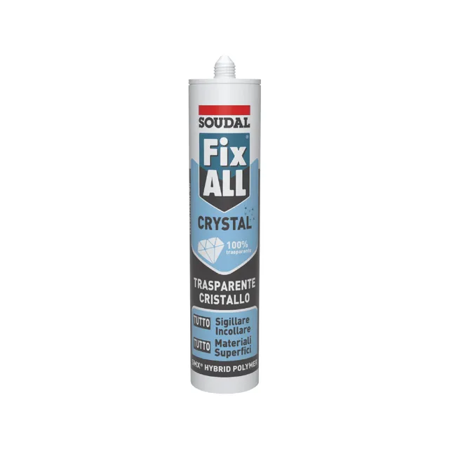 soudal-fix-all-crystal-sigillante-adesivo-trasparente-290ml image 1