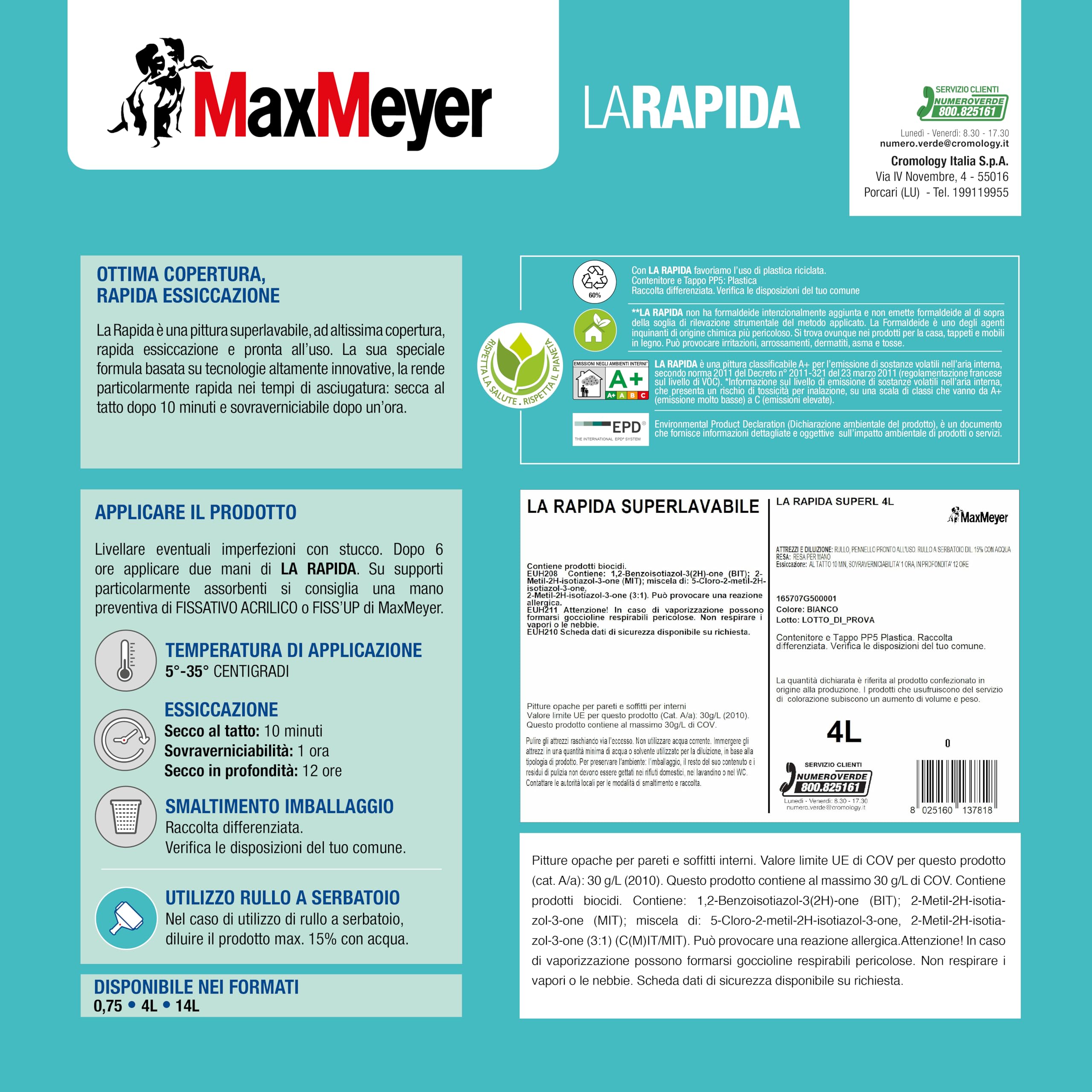 maxmeyer-la-rapida-superlavabile-bianco-4-l image 2