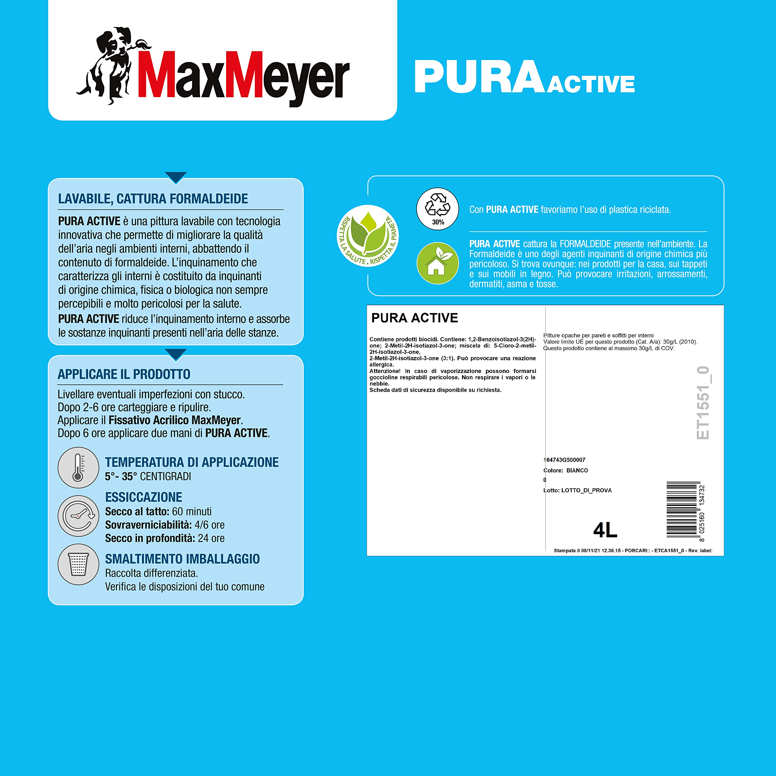 maxmeyer-pura-active-pittura-interni-anti-inquinamento-bianco-4-l image 4