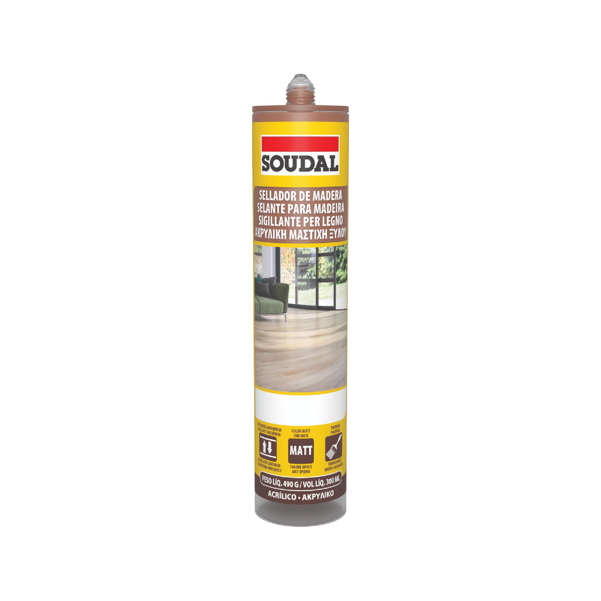 soudal-14125619-sigillante-per-legno-300-ml-sapelly image 1