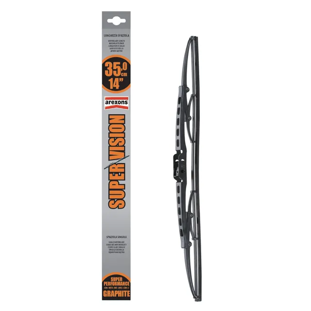arexons-spazzola-super-vision-35-cm-tergicristallo-gommini-grafite image 1