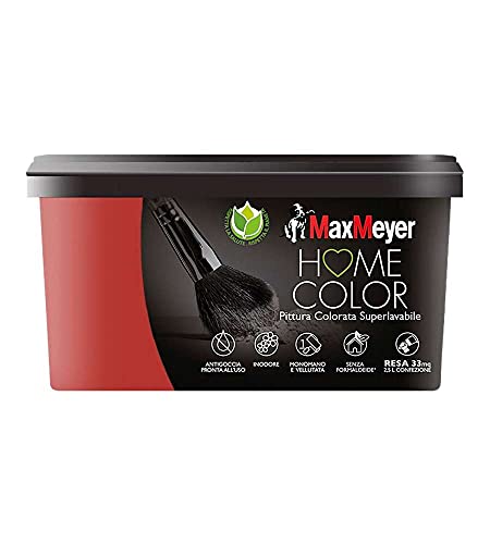 maxmeyer-home-color-pittura-superlavabile-scarlet-2-5l image 5