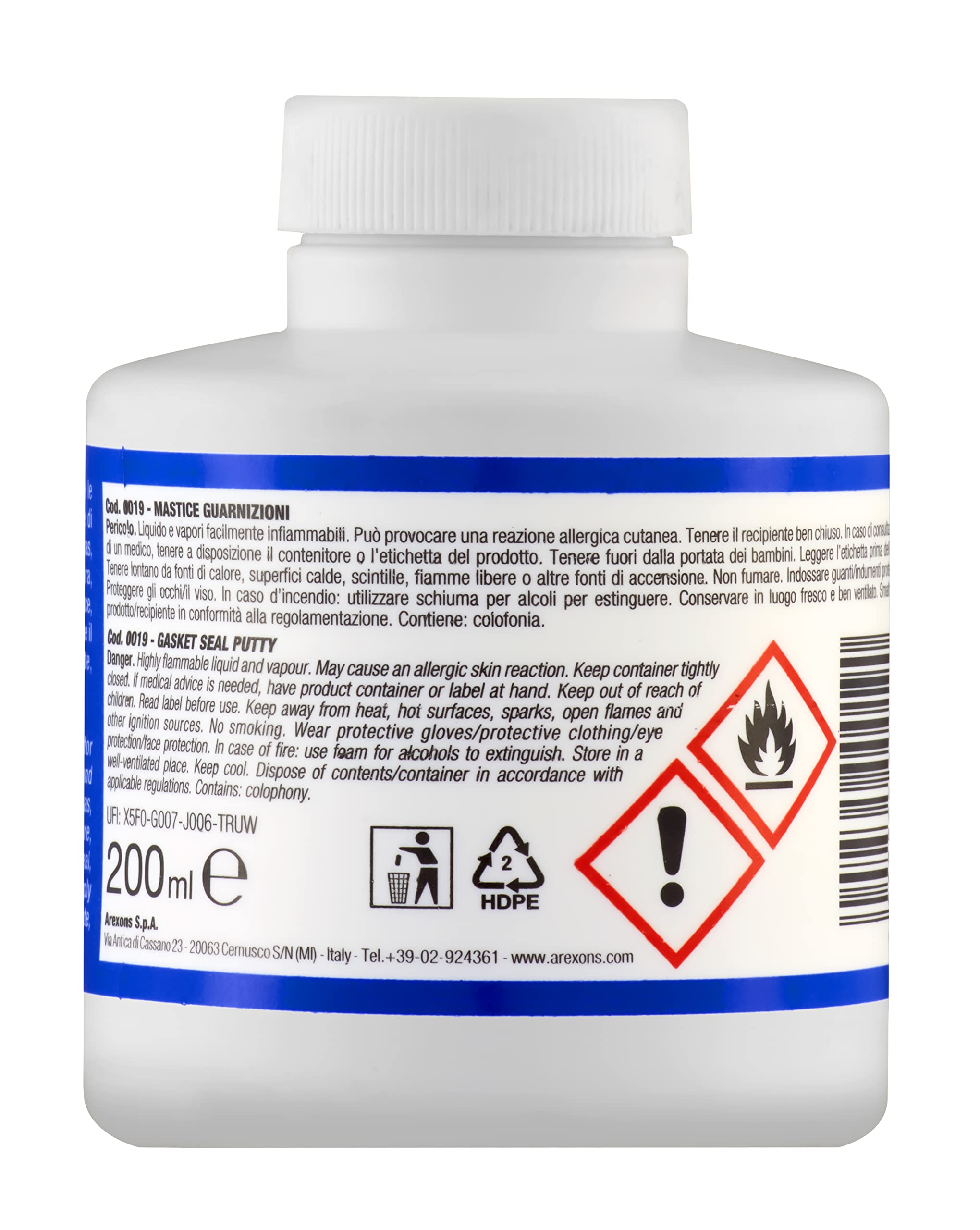 arexons-mastice-guarnizione-bianco-220-gr image 2