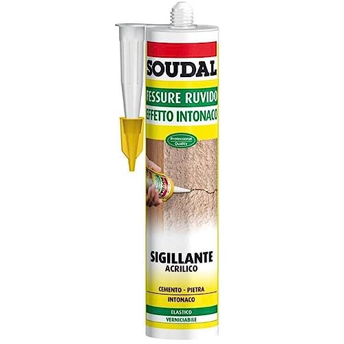 soudal-intonaco-ruvido-300ml-bianco-ruvido-sigillante-verniciabile-per-calcestru image 2