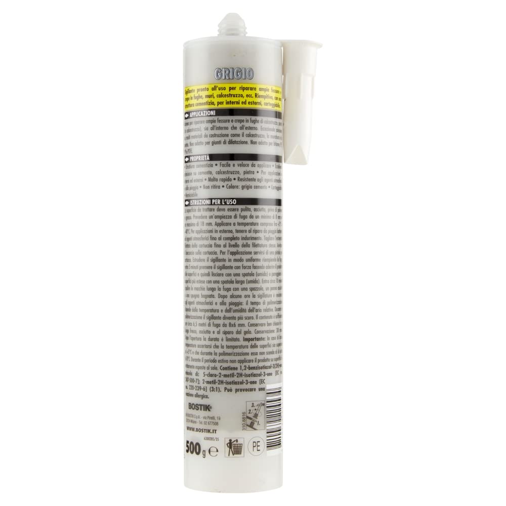 bostik-super-sigillante-cemento-e-calcestruzzo-500-g-grigio image 3