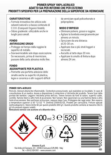 arexons-primer-100-acrilico-fondo-antiruggine-grigio-spray-400-ml image 8