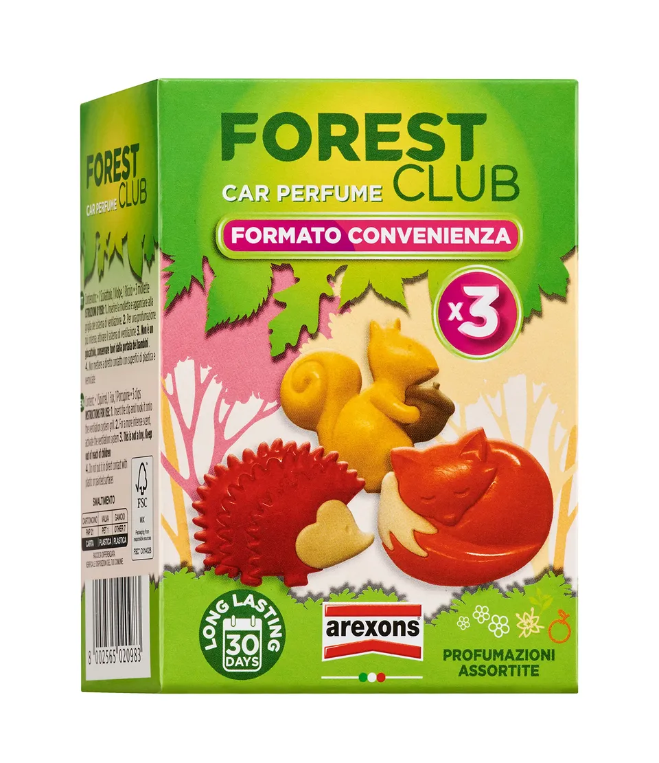 arexons-forest-club-friends-tripack-profumatore-auto image 1