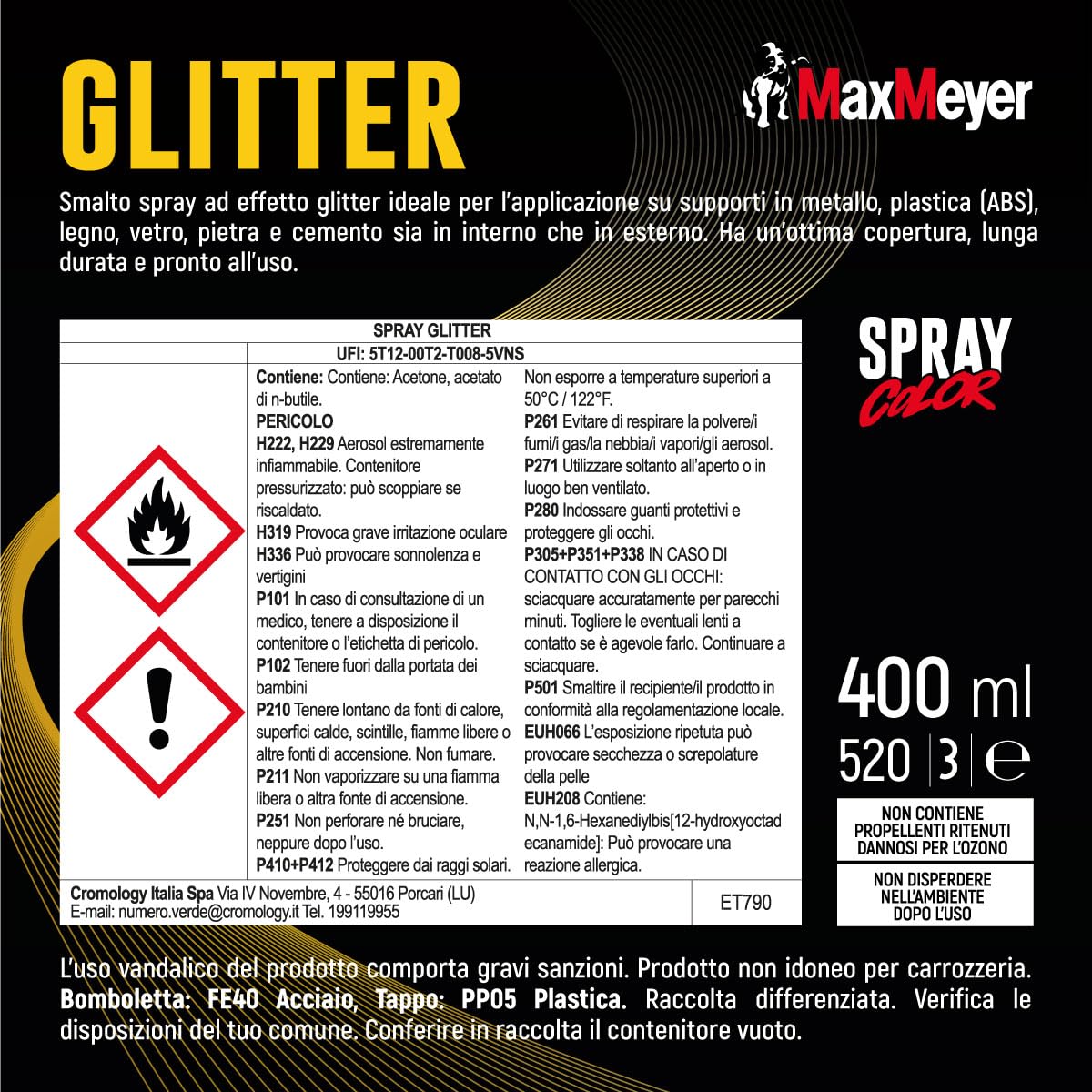 maxmeyer-coloral-spray-glitter-oro-400-ml image 4
