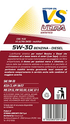 arexons-vs-ultra-5w-30-lubrificante-sintetico-1l image 7