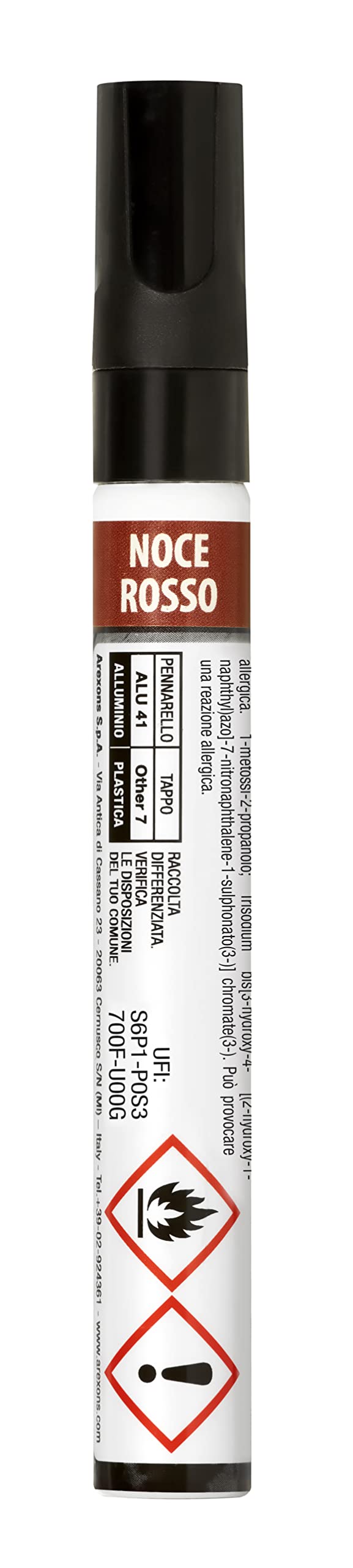 arexons-paint-marker-ritocco-legno-noce-rosso-pennarello-permanente-per-legno image 2
