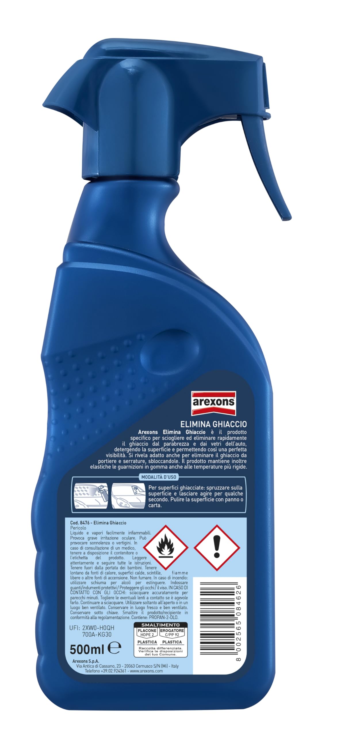 arexons-cura-auto-elimina-ghiaccio-spray-parabrezza-e-vetri image 2