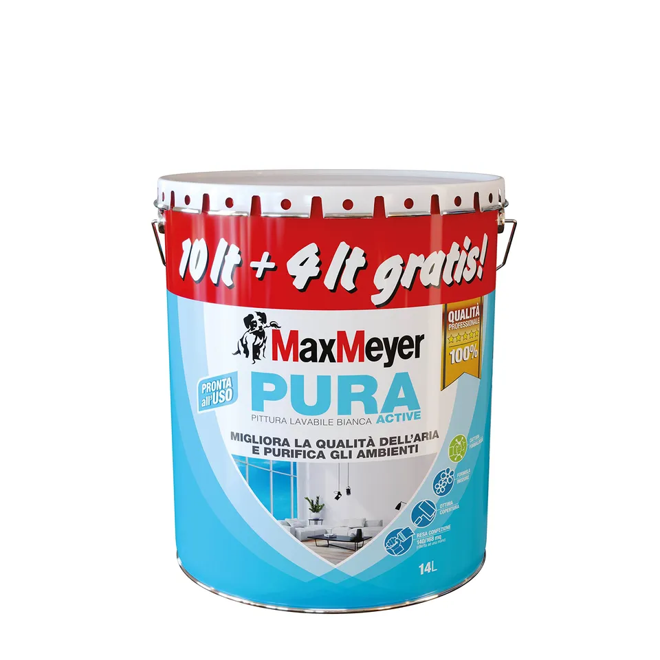 maxmeyer-pura-active-bianco-14-l-10-4-pittura-anti-inquinamento-interni image 1