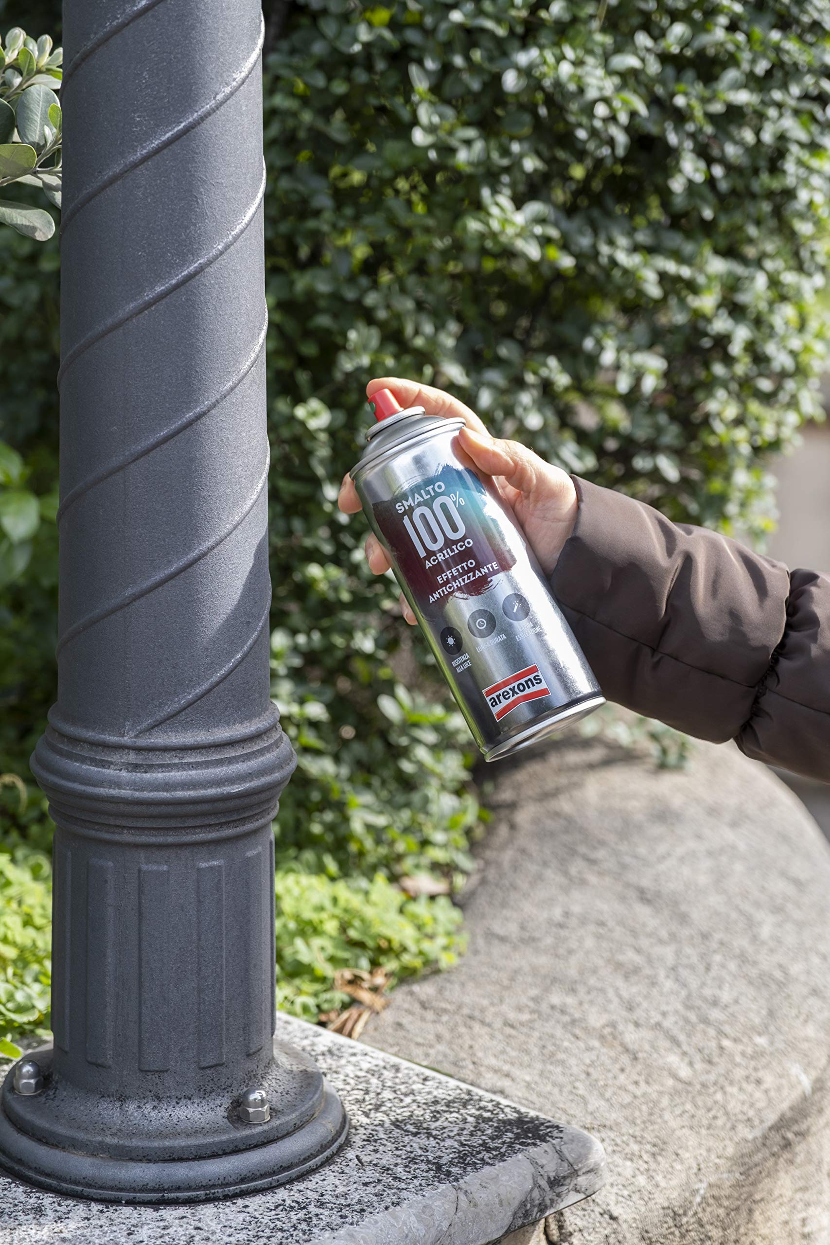 arexons-smalto-spray-effetto-antichizzante-grigio-400ml image 5