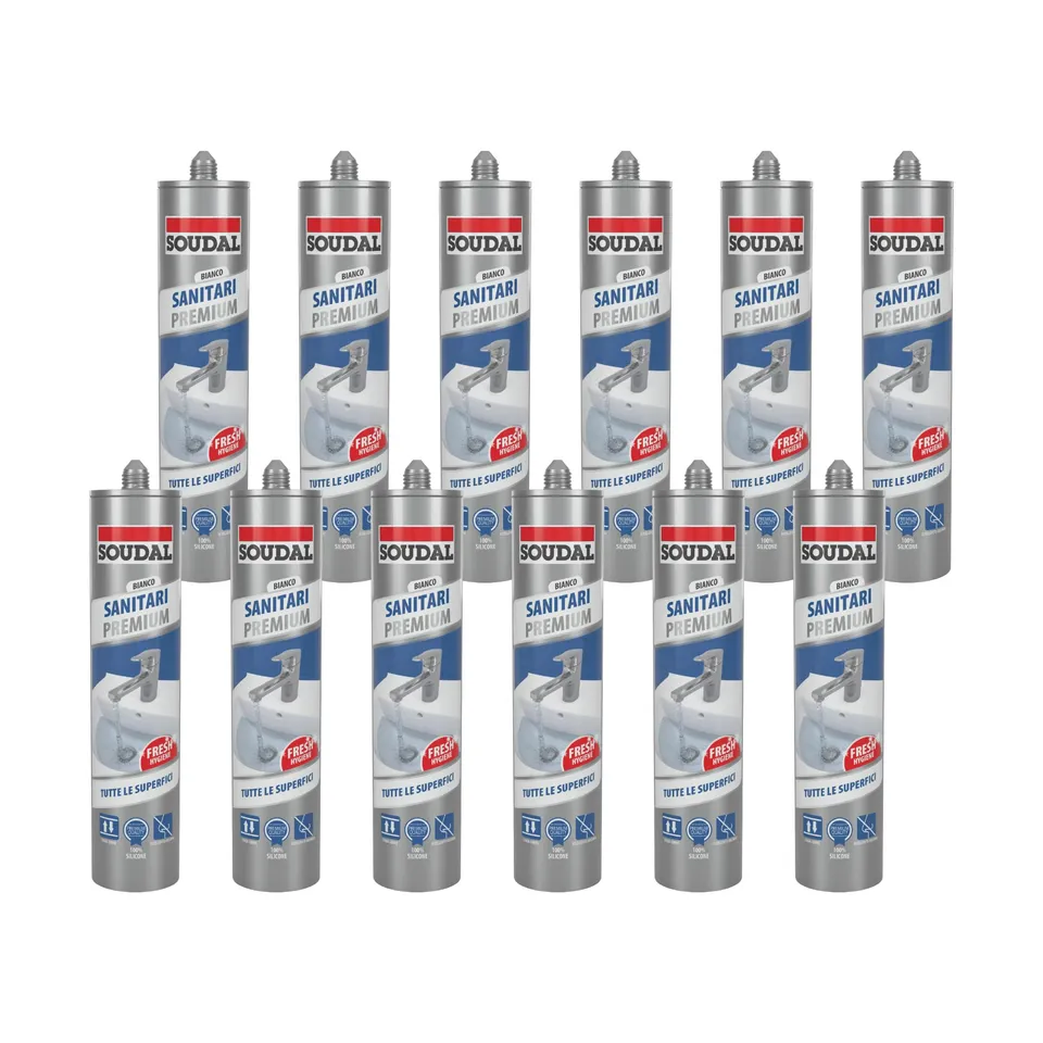 soudal-soudasil-silicone-sanitari-premium-12x300ml-bianco image 1