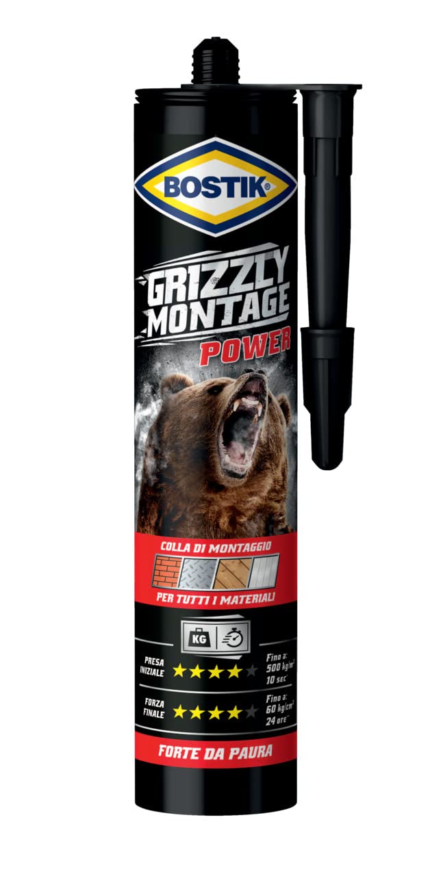 bostik-grizzly-montage-power-adesivo-di-montaggio-bianco-250-g-tubo image 3