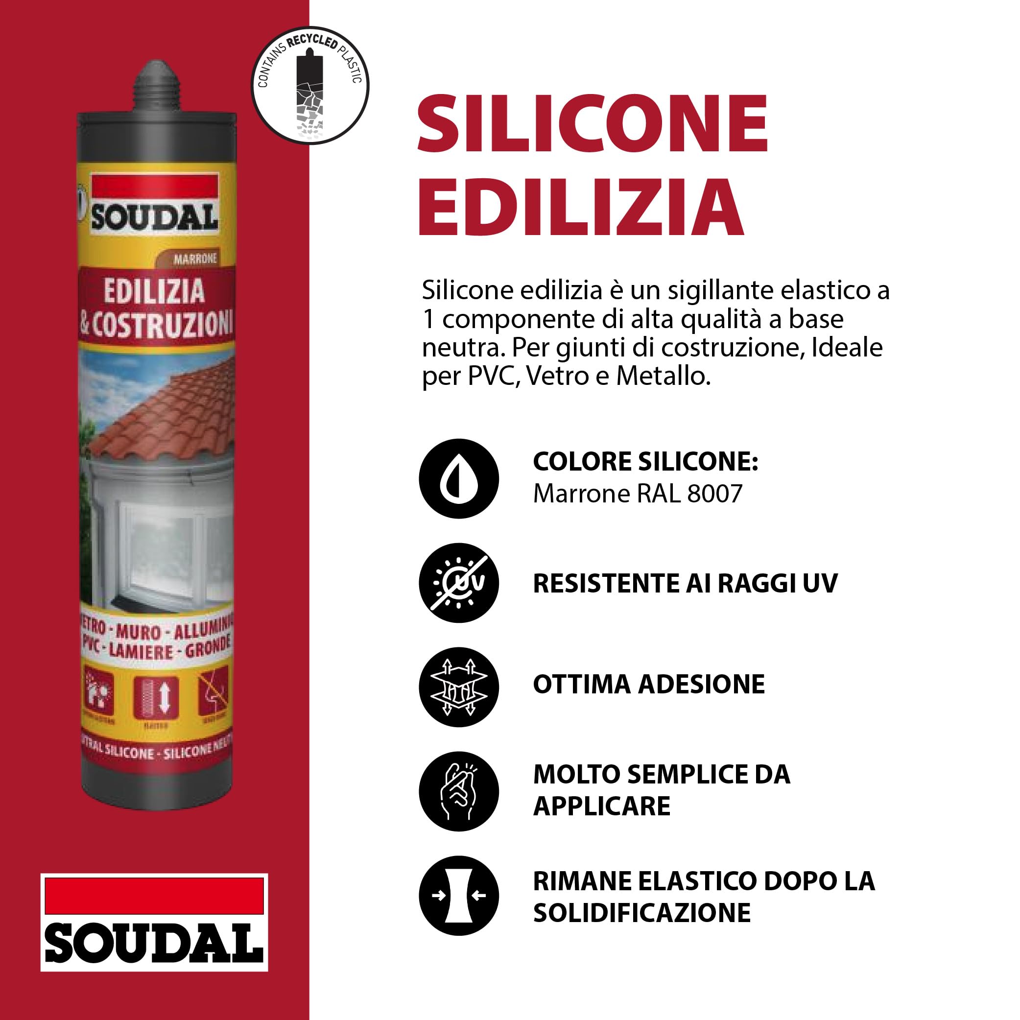 soudal-silirub-silicone-edilizia-300ml-marrone-8007 image 2
