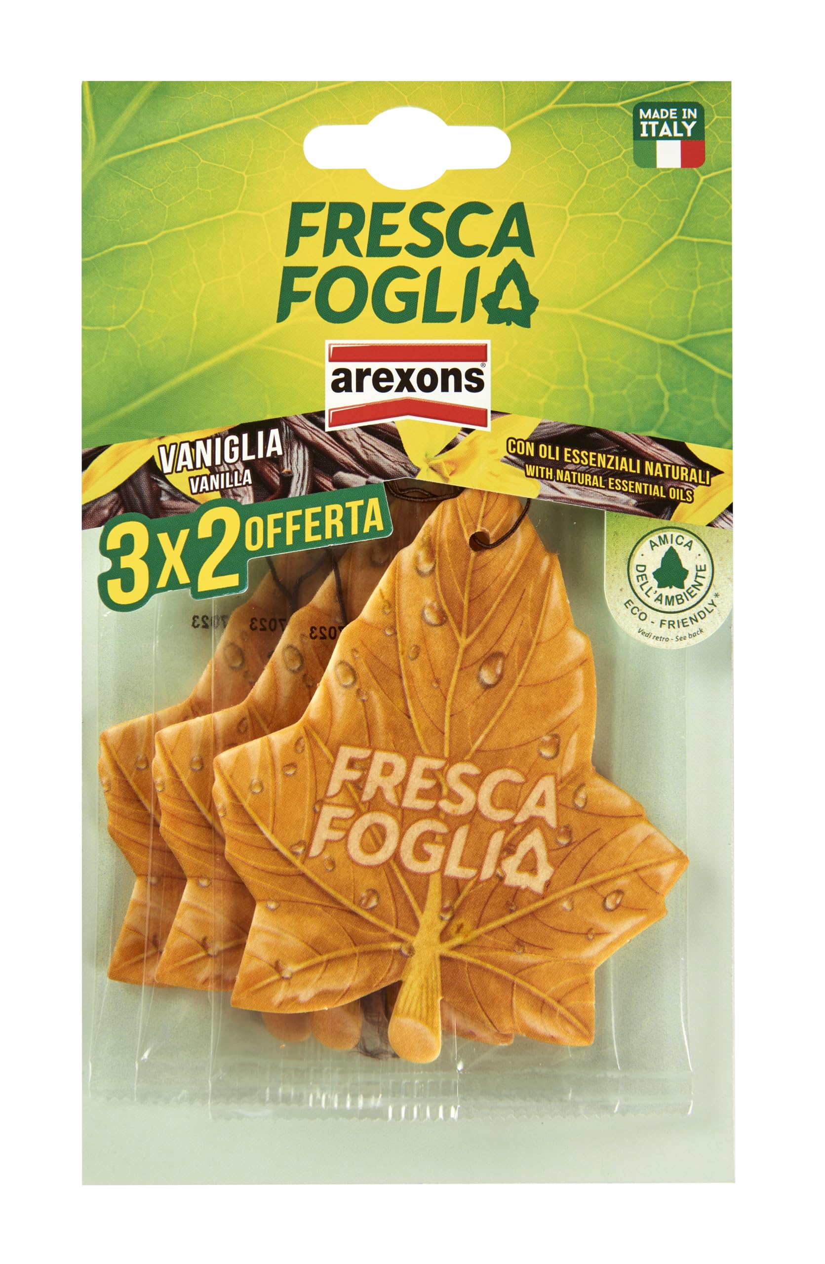 arexons-1631-fresca-foglia-classic-vaniglia-profumatore-auto image 7