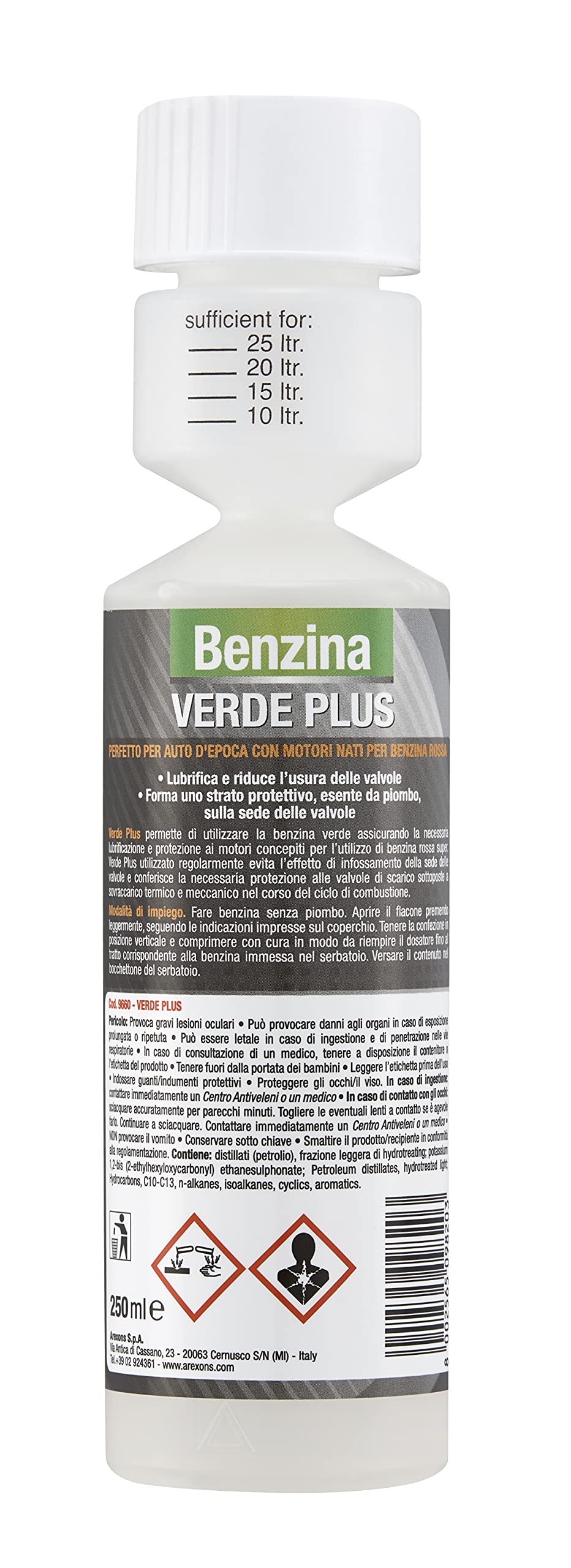 arexons-additivo-benzina-verde-plus-1-1000-da-250-ml image 2