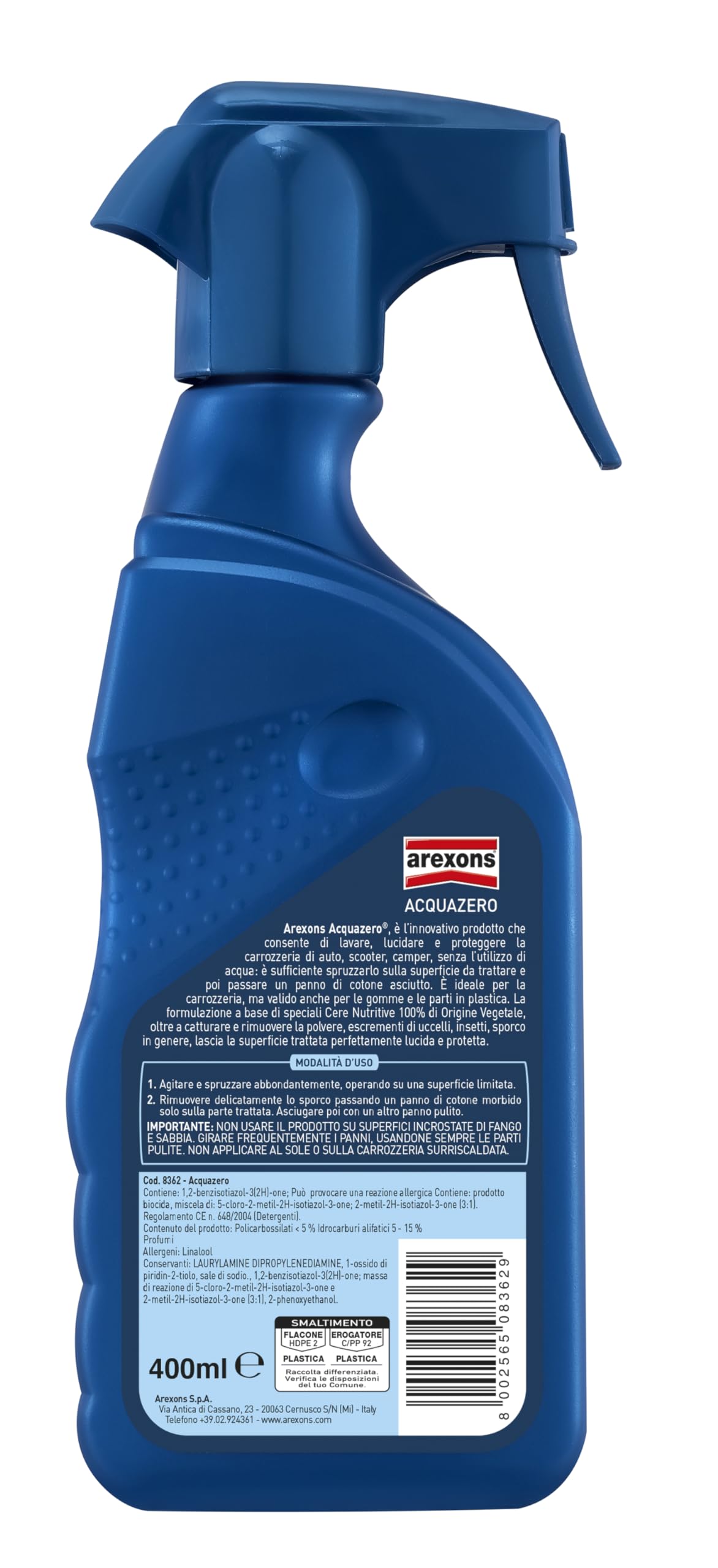 arexons-acquazero-trattamento-auto-a-secco-400-ml image 2