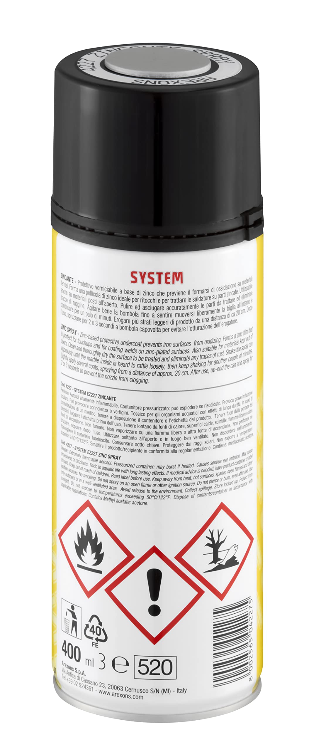 arexons-system-ez227-spray-zincante-400ml image 3