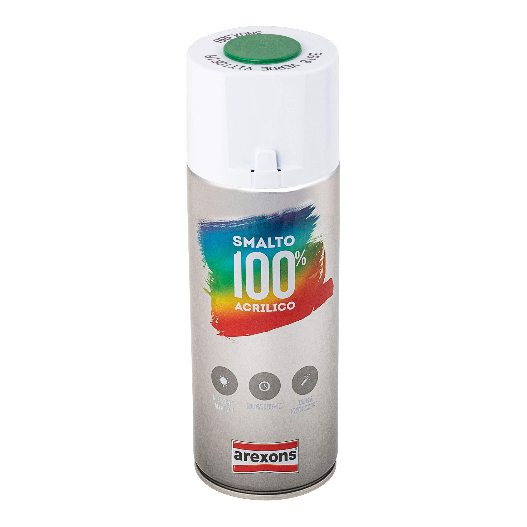 arexons-smalto-spray-100-acrilico-verde-vittoria-400-ml image 1