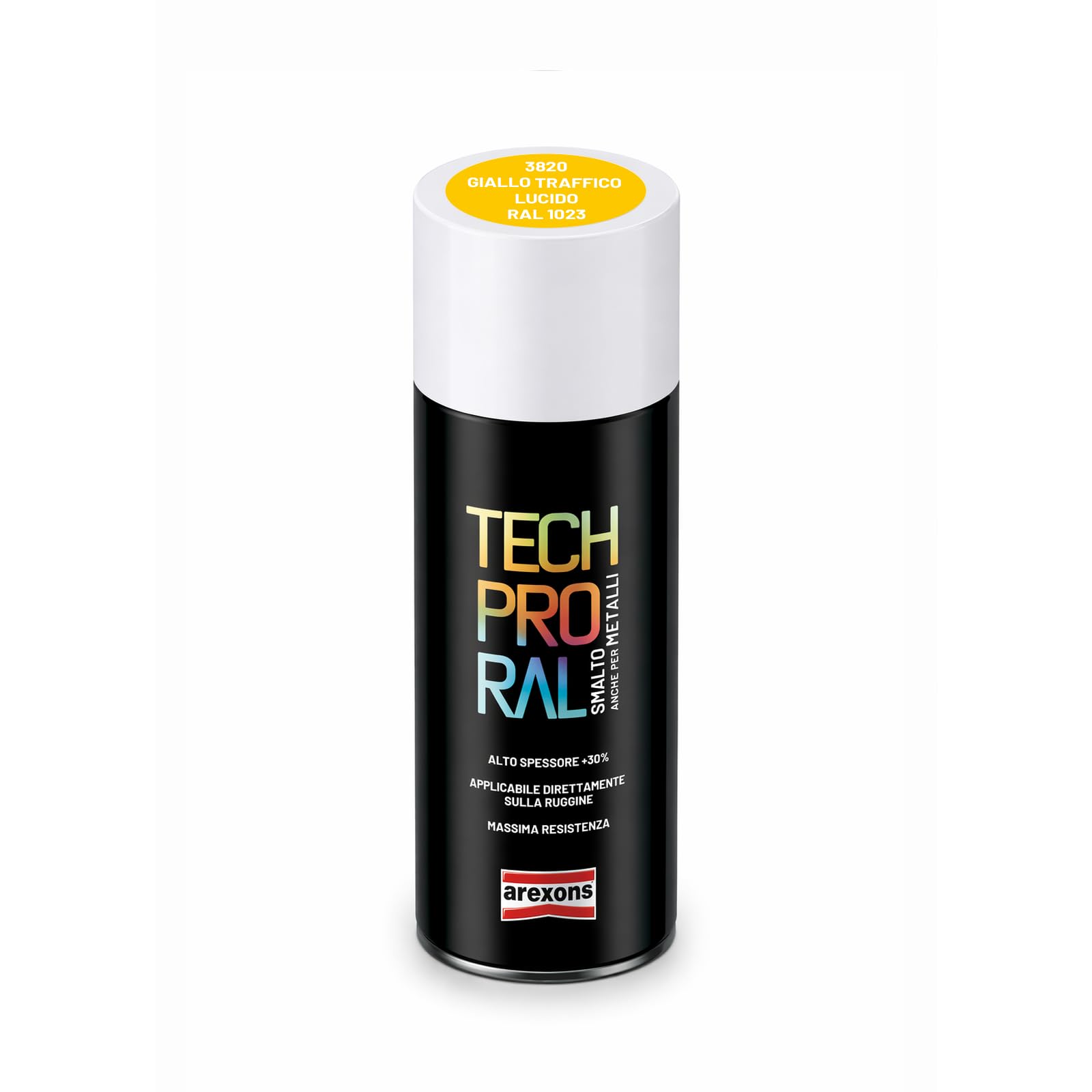 arexons-tech-pro-smalto-spray-ral-1023-giallo-traffico-lucido-400-ml image 1