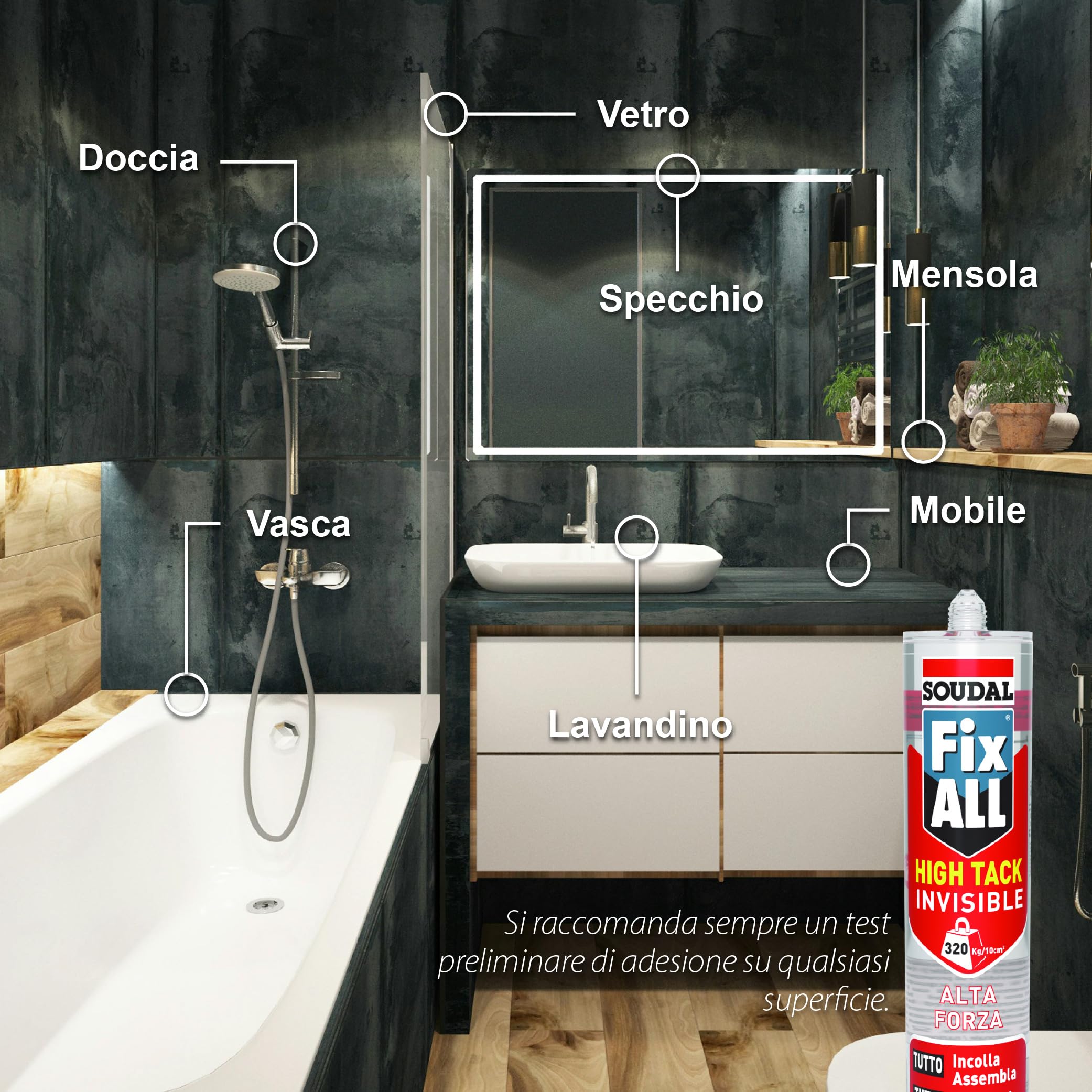 soudal-fix-all-high-tack-invisible-290ml-adesivo-sigillante-trasparente image 4