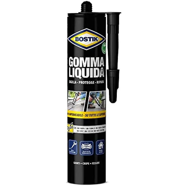 bostik-gomma-liquida-sigillante-nero-cartuccia-310-g image 1