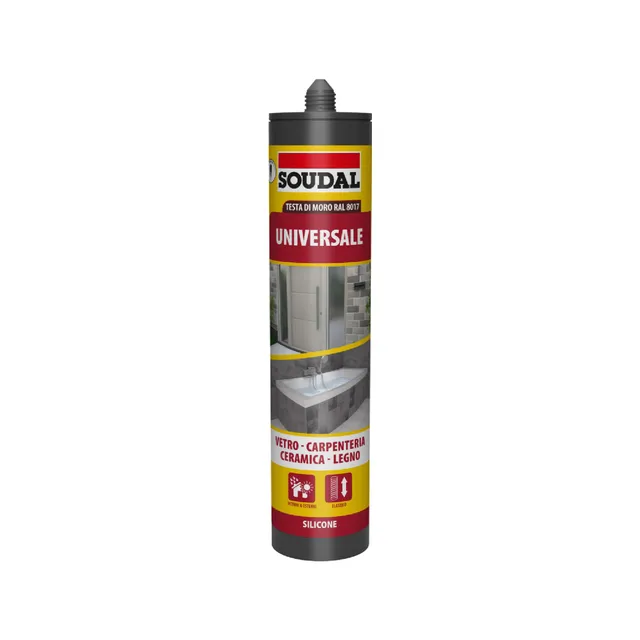 soudal-silicone-universale-marrone-testa-moro-280-ml image 1